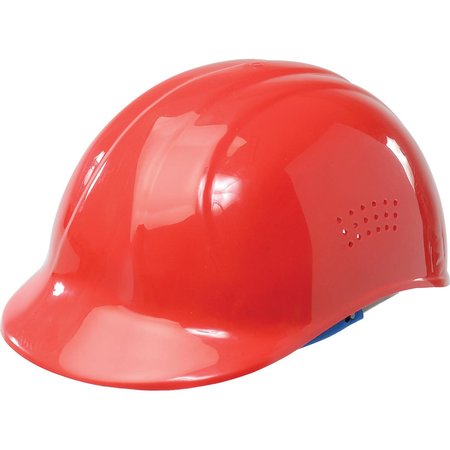 ERB SAFETY Bump Cap, Red, Fits Hat Size Standard 19114